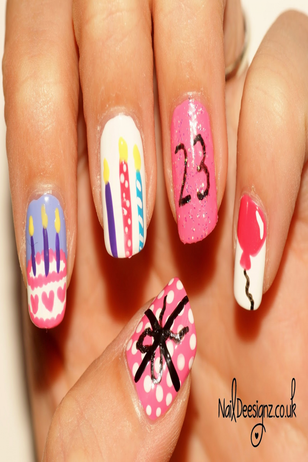 NailDeesignz: My Birthday Nails