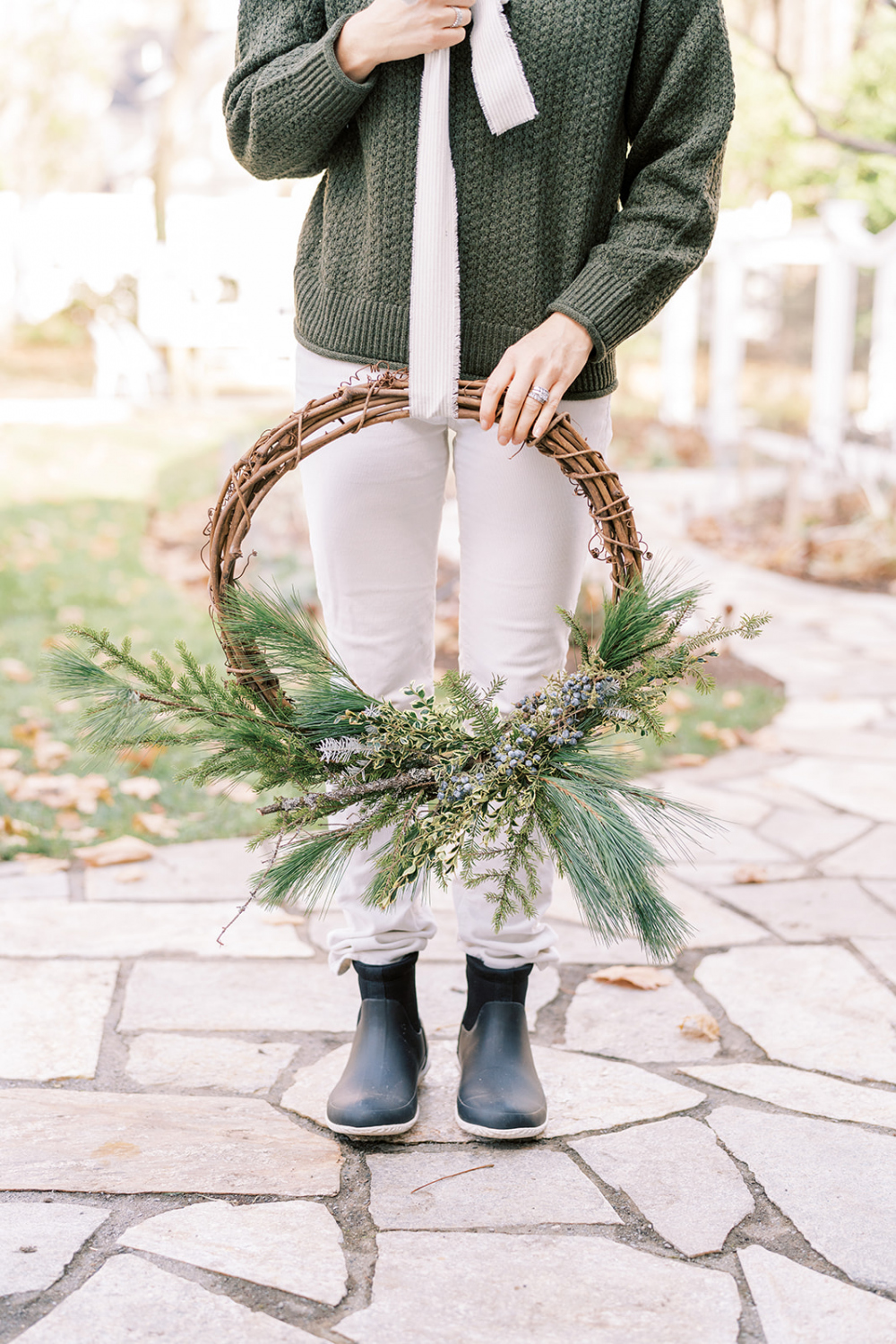 Natural Holiday Wreaths - Finding Lovely