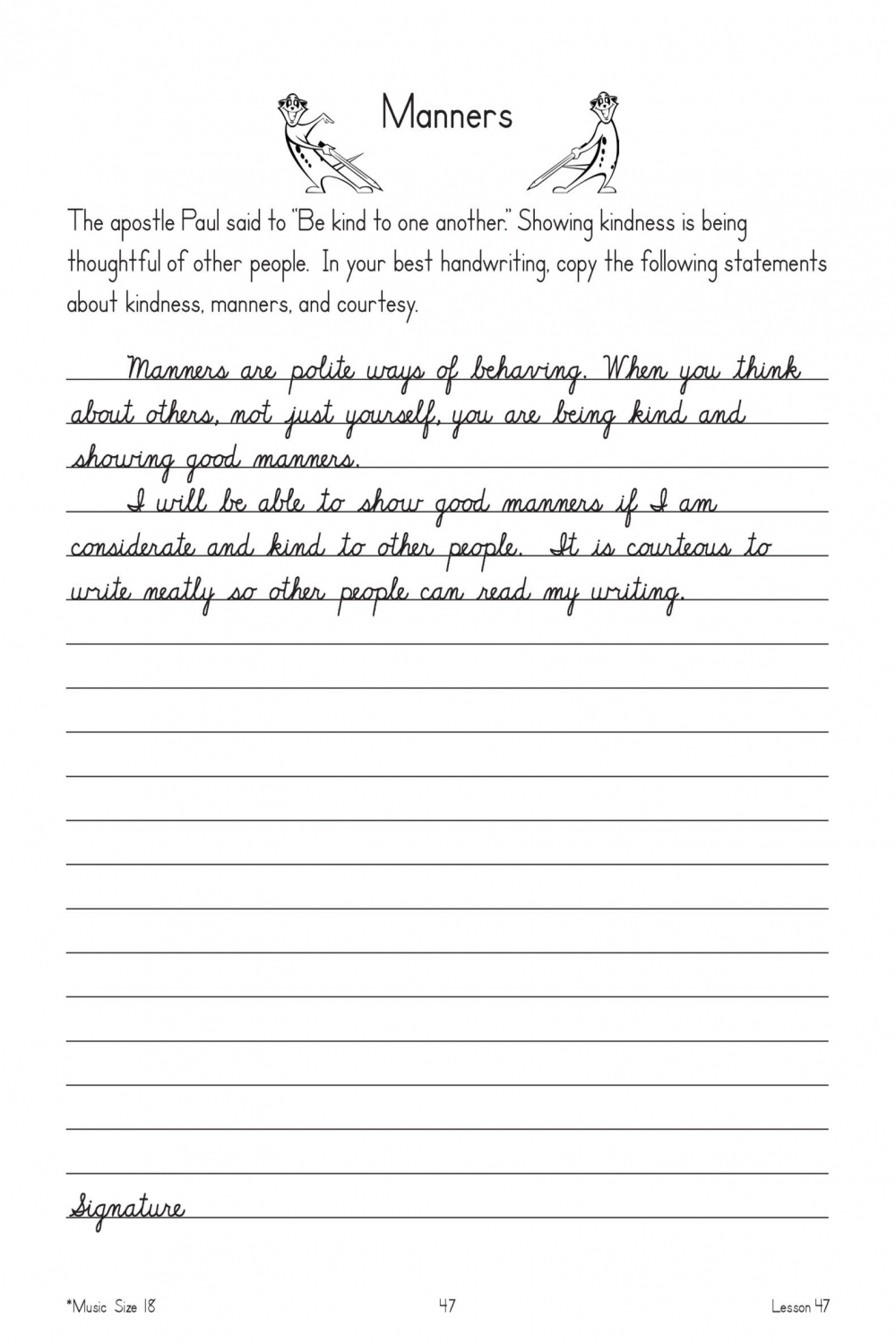 New American Cursive Workbook  – Scriptures – New American Cursive