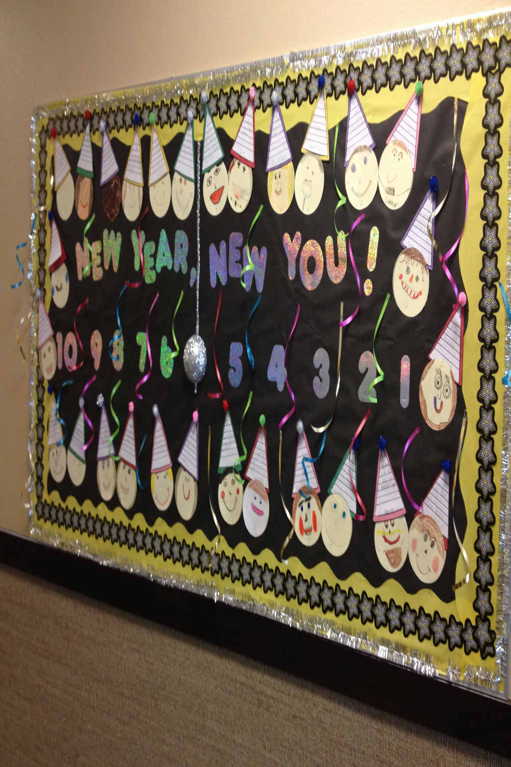 New Year Bulletin Board!  School bulletin boards, Holiday themes