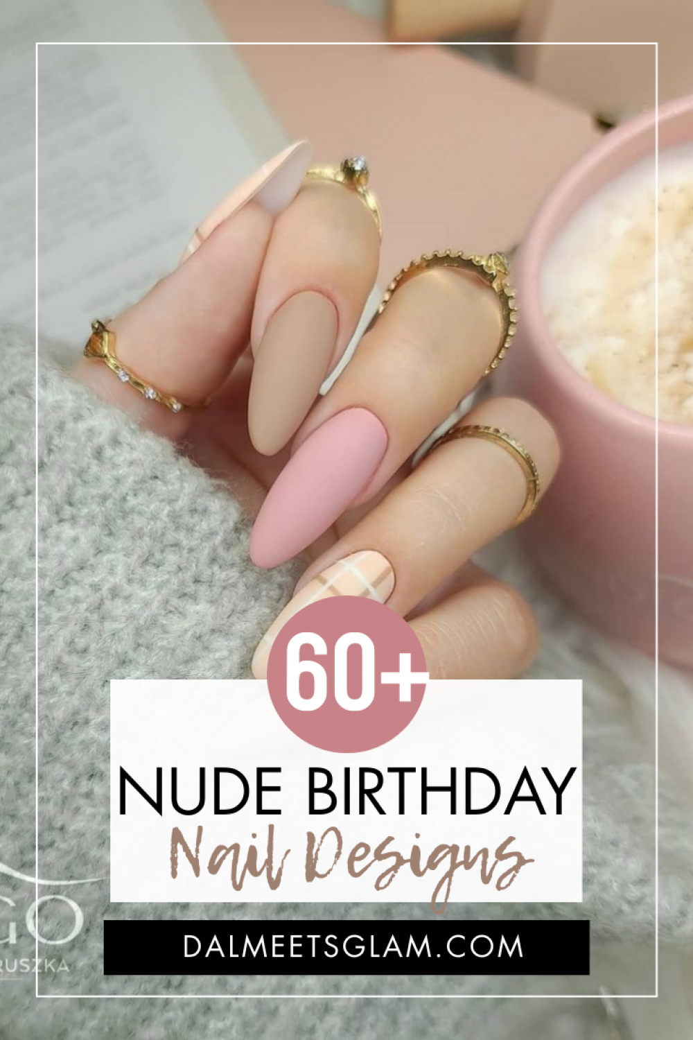 + Nude Birthday Nail Designs You