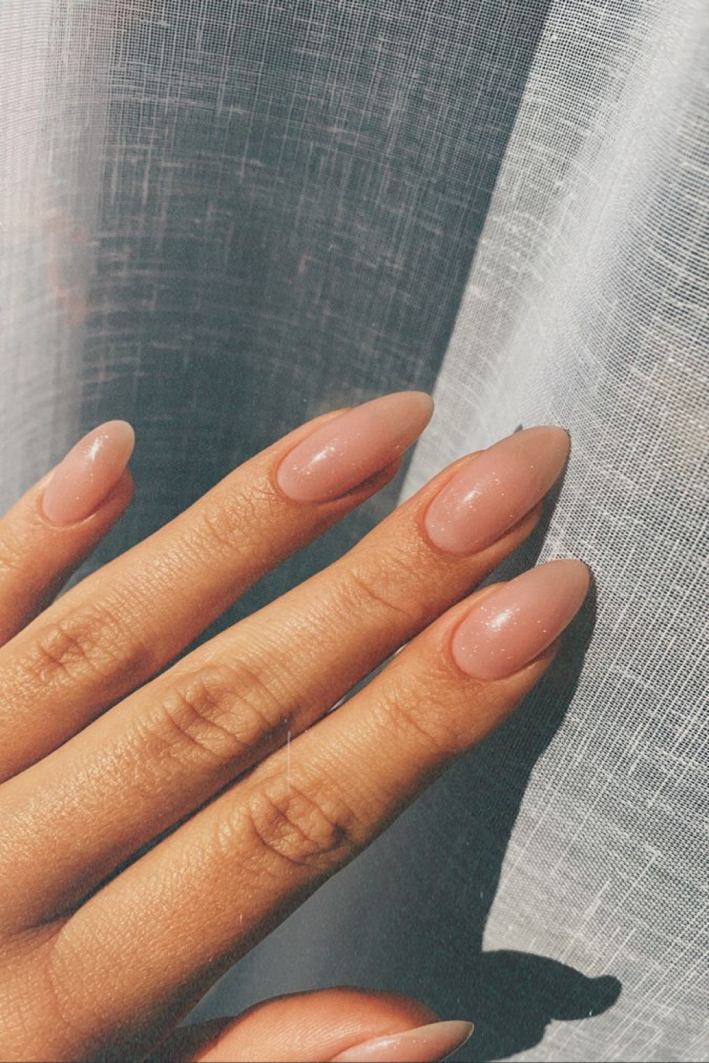 nudenails#nailsidea #aesthetic #manicure #almondnails #pinknails