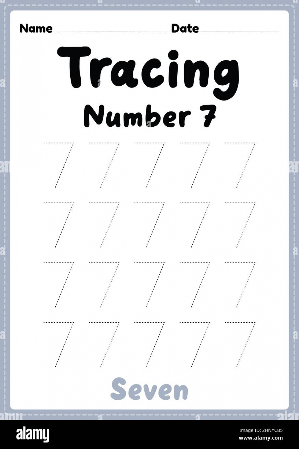 Number  worksheet hi-res stock photography and images - Alamy