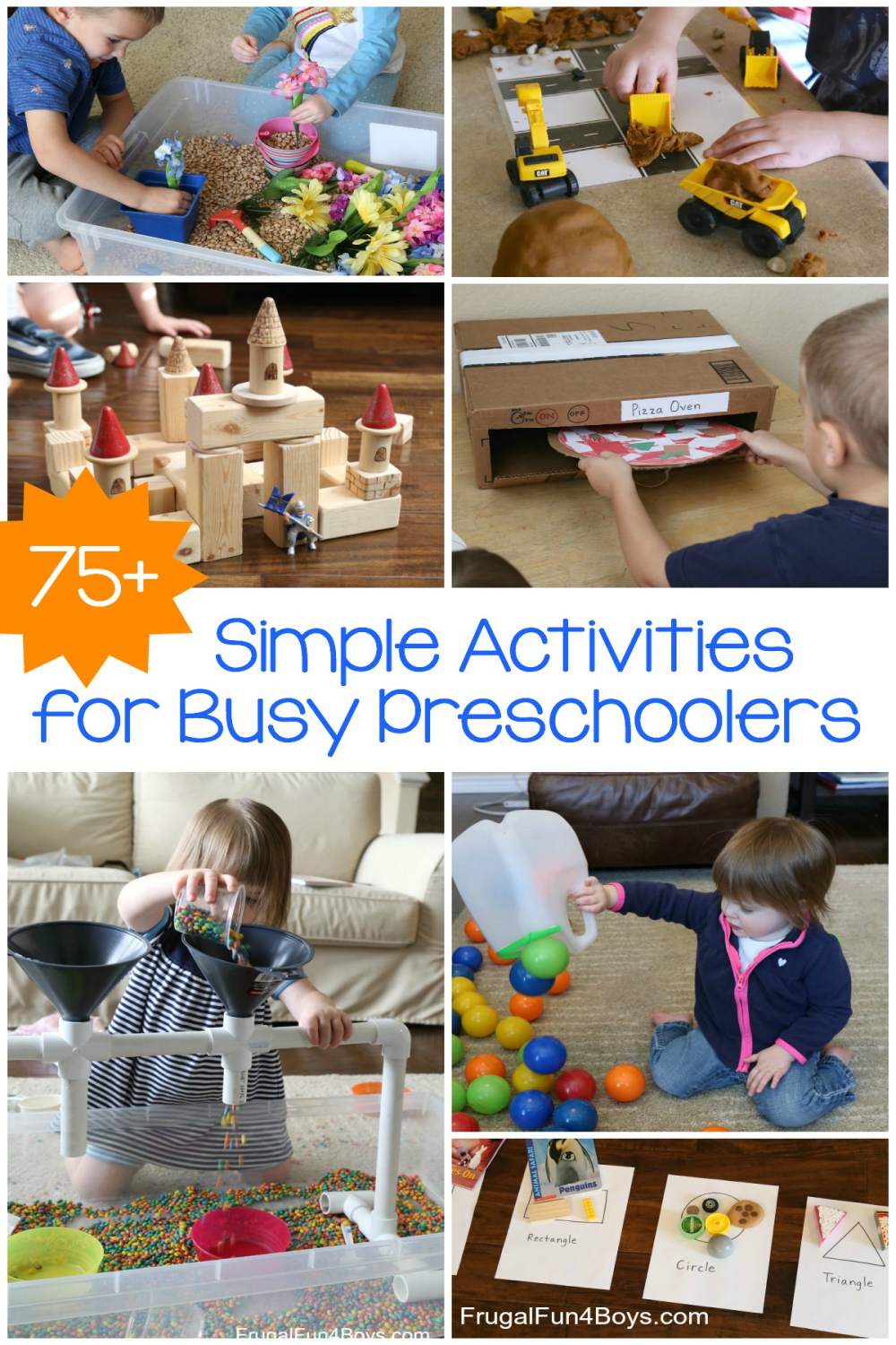 + of the BEST Simple Activities for Busy Preschoolers - Frugal