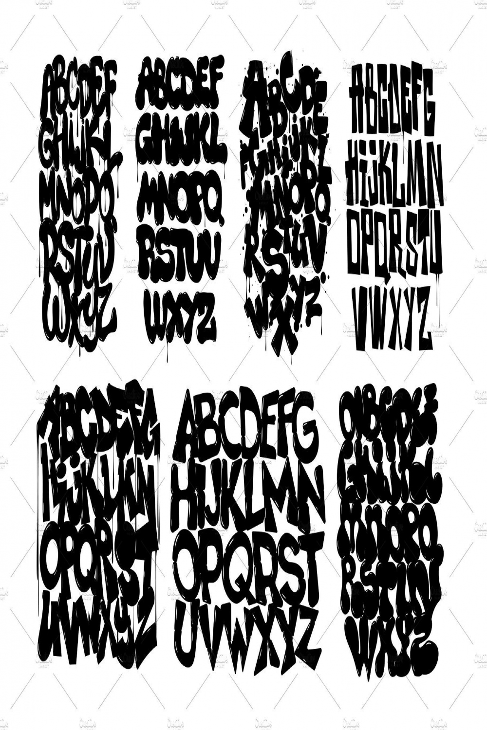 ORIGINAL GRAFFITI FONTS  Graffiti font, Graffiti, Aesthetic art