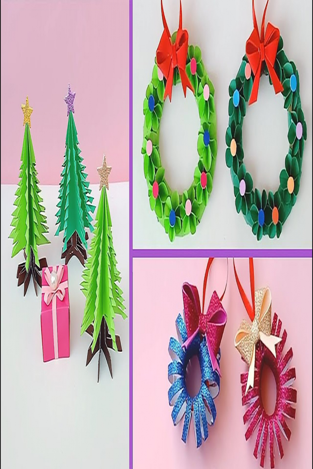 Paper Crafts For School  Christmas Crafts  Christmas Decorations Ideas   Paper Craft  Paper