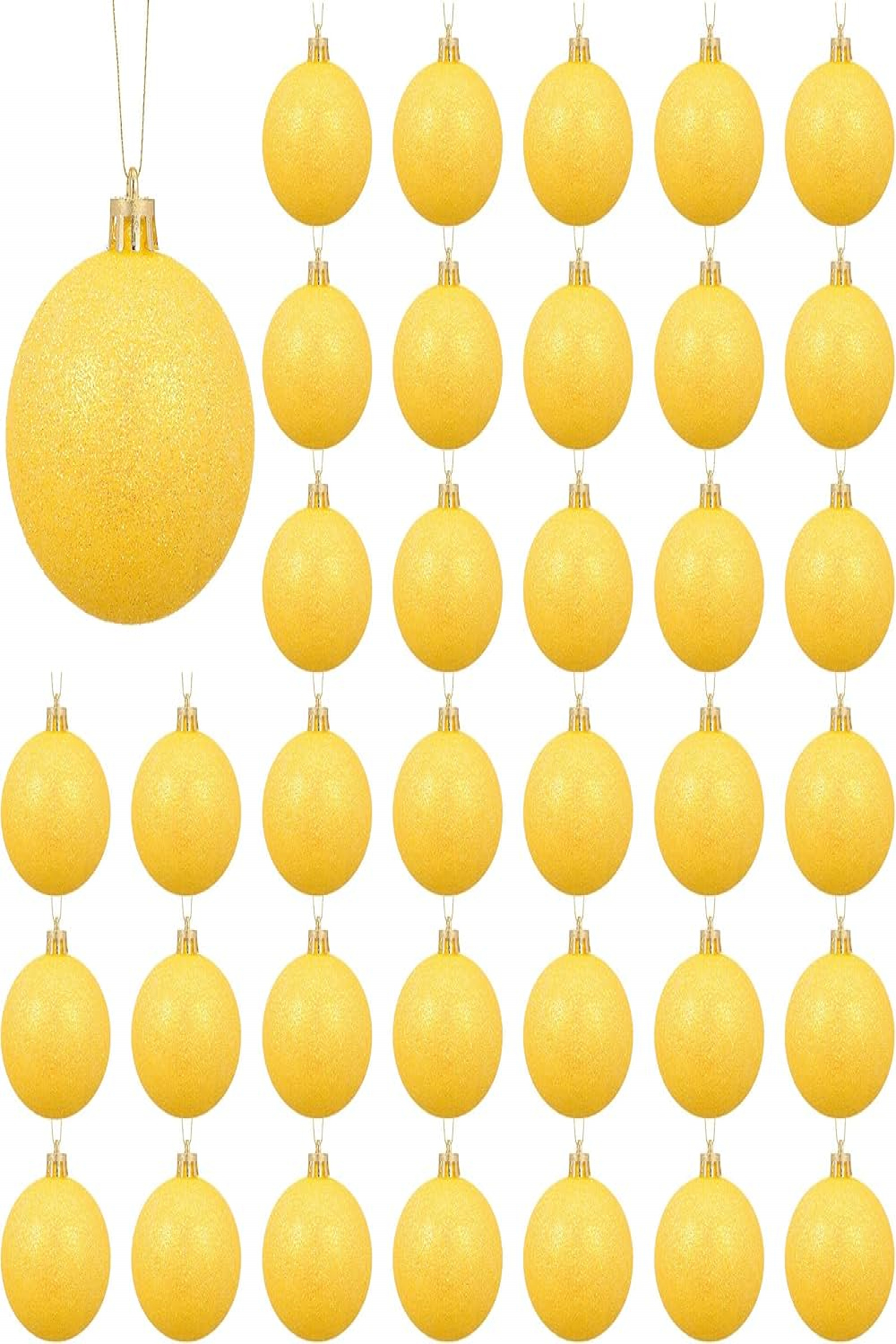 Pieces Christmas Yellow Ball Ornament, Shiny Baubles Christmas Tree  Pendants Baubles Set Christmas Decorations for Christmas Tree Wreath  Garland