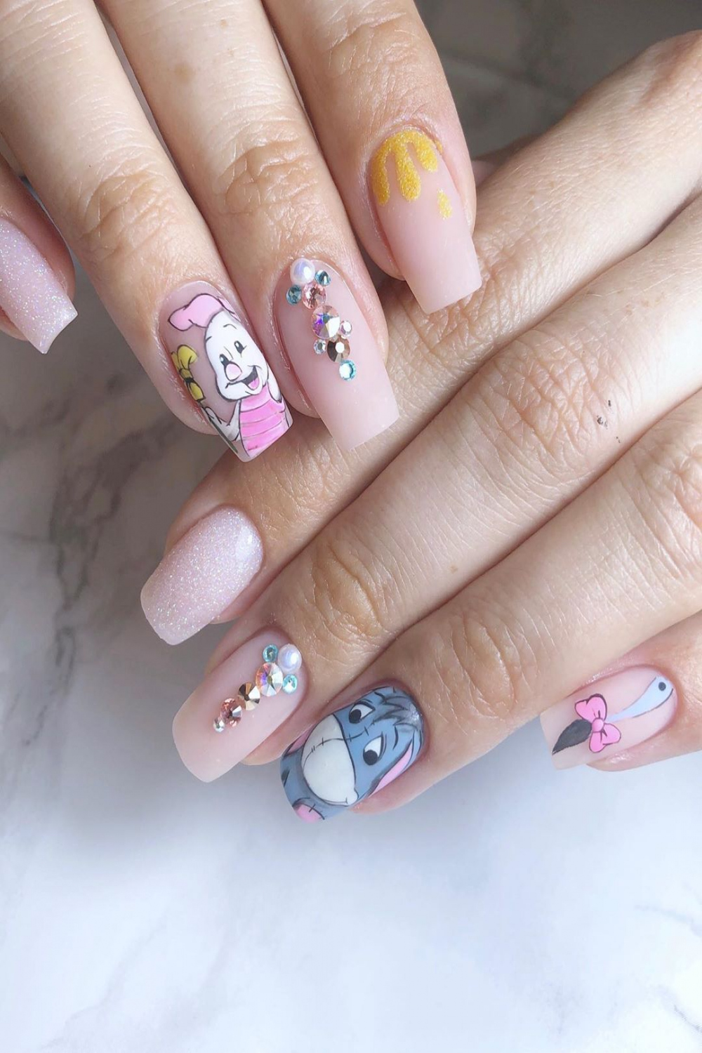 Pin by Julianne Ha on Nails  Birthday nails, Disney nails, Nail