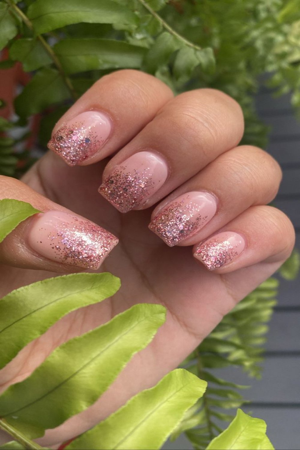 Pink glitter birthday nails in   Ombre nails glitter, Nails