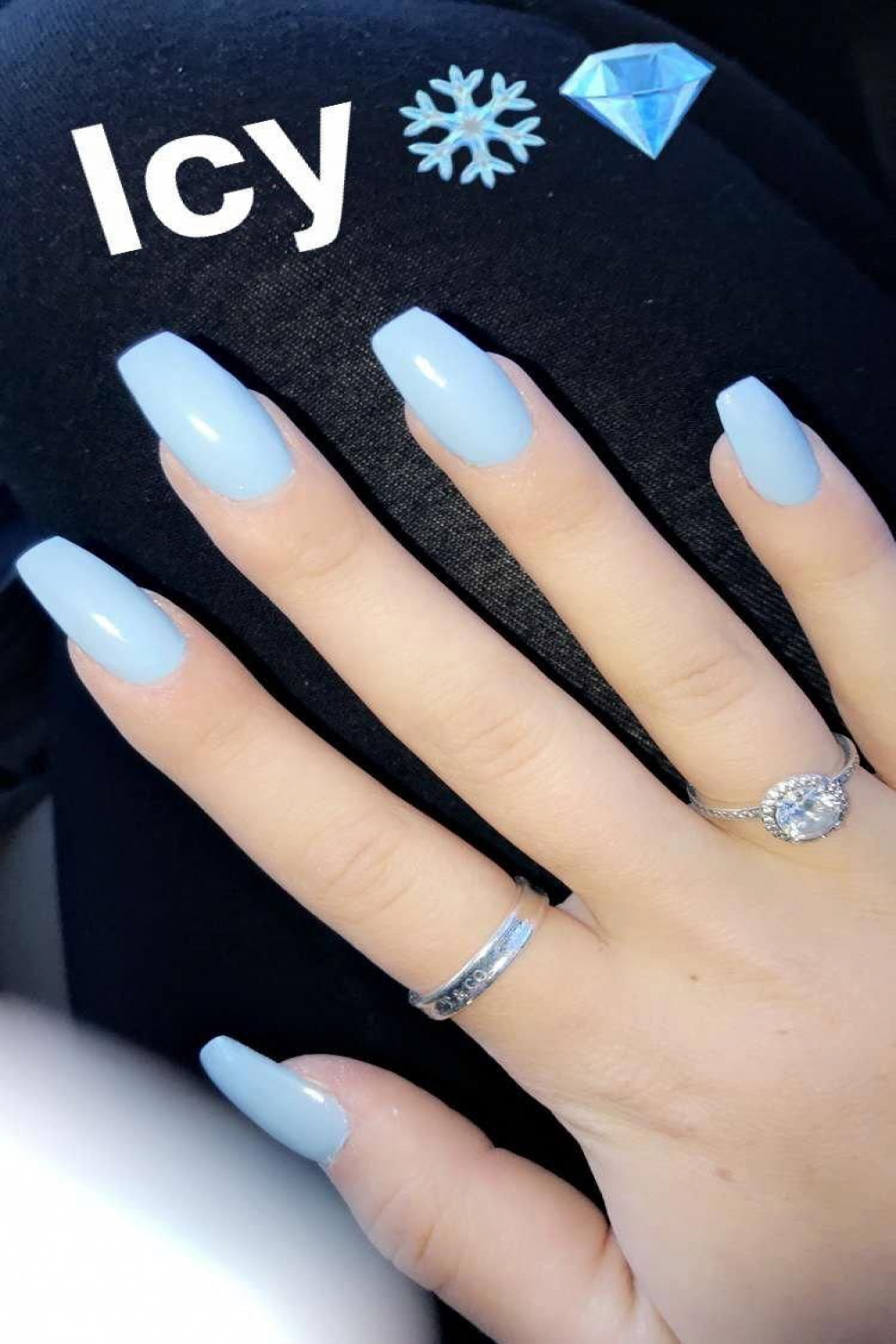 Pinterest  Acrylic nails coffin short, Blue acrylic nails, Cute nails