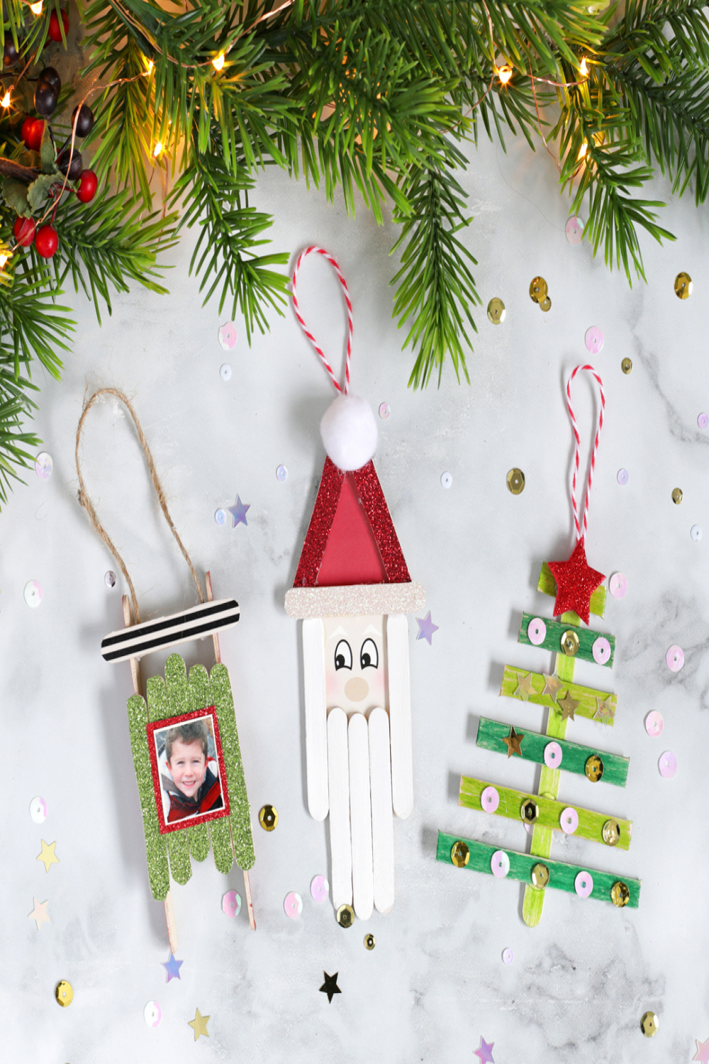 Popsicle Stick Christmas Crafts