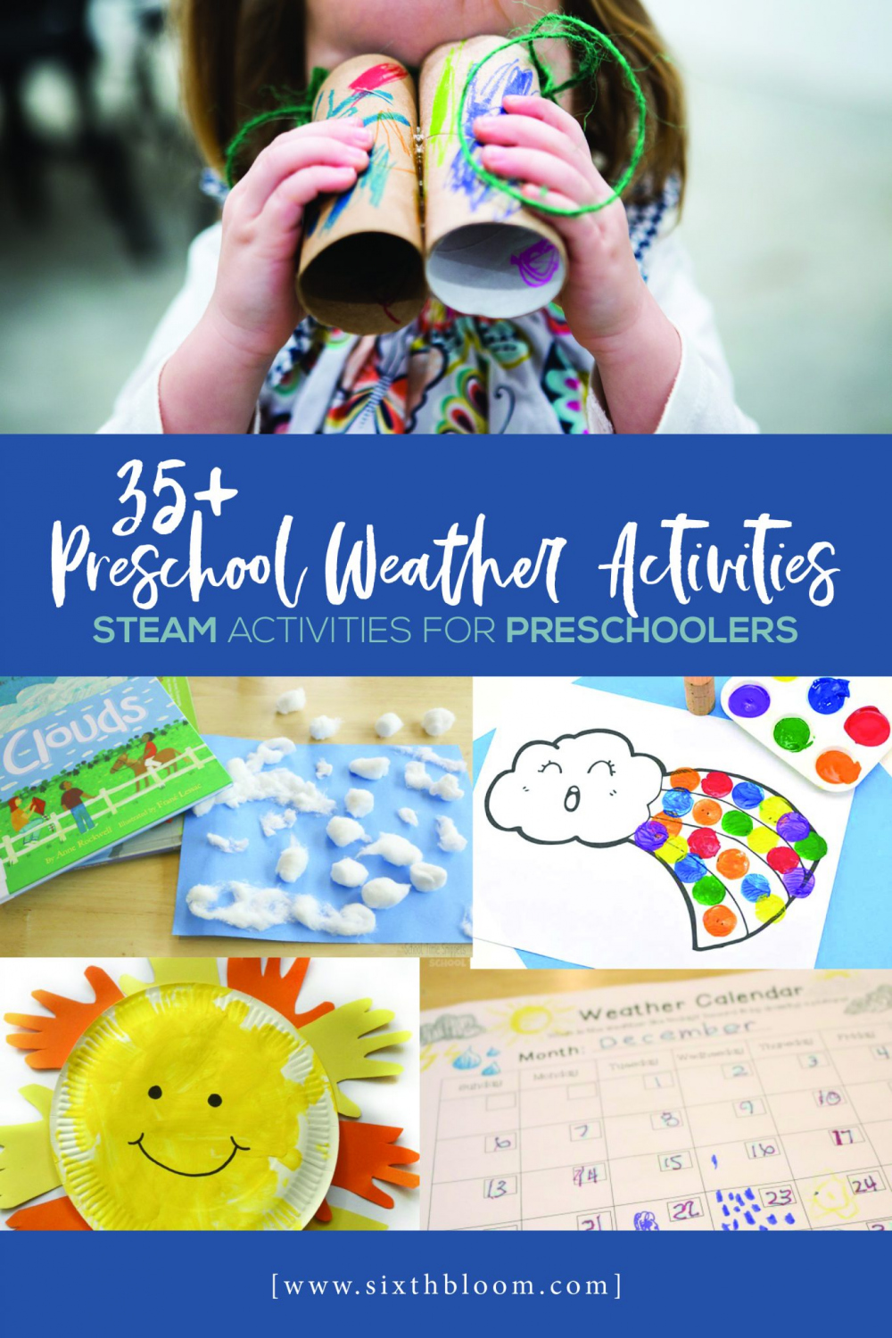 + Preschool Weather Activities - Sixth Bloom