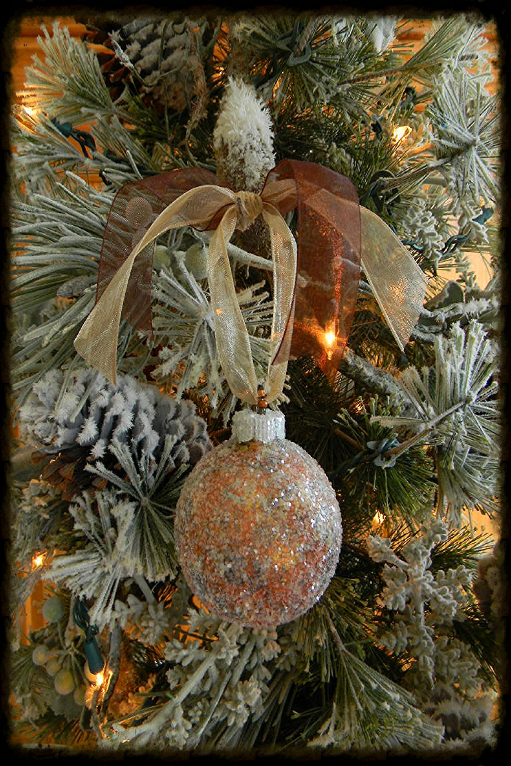 Rustic Christmas Ornament  Sugar Creek Home Decor