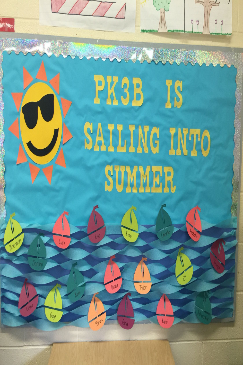 Sailing into Summer Bulletin Board - May/June  Summer bulletin