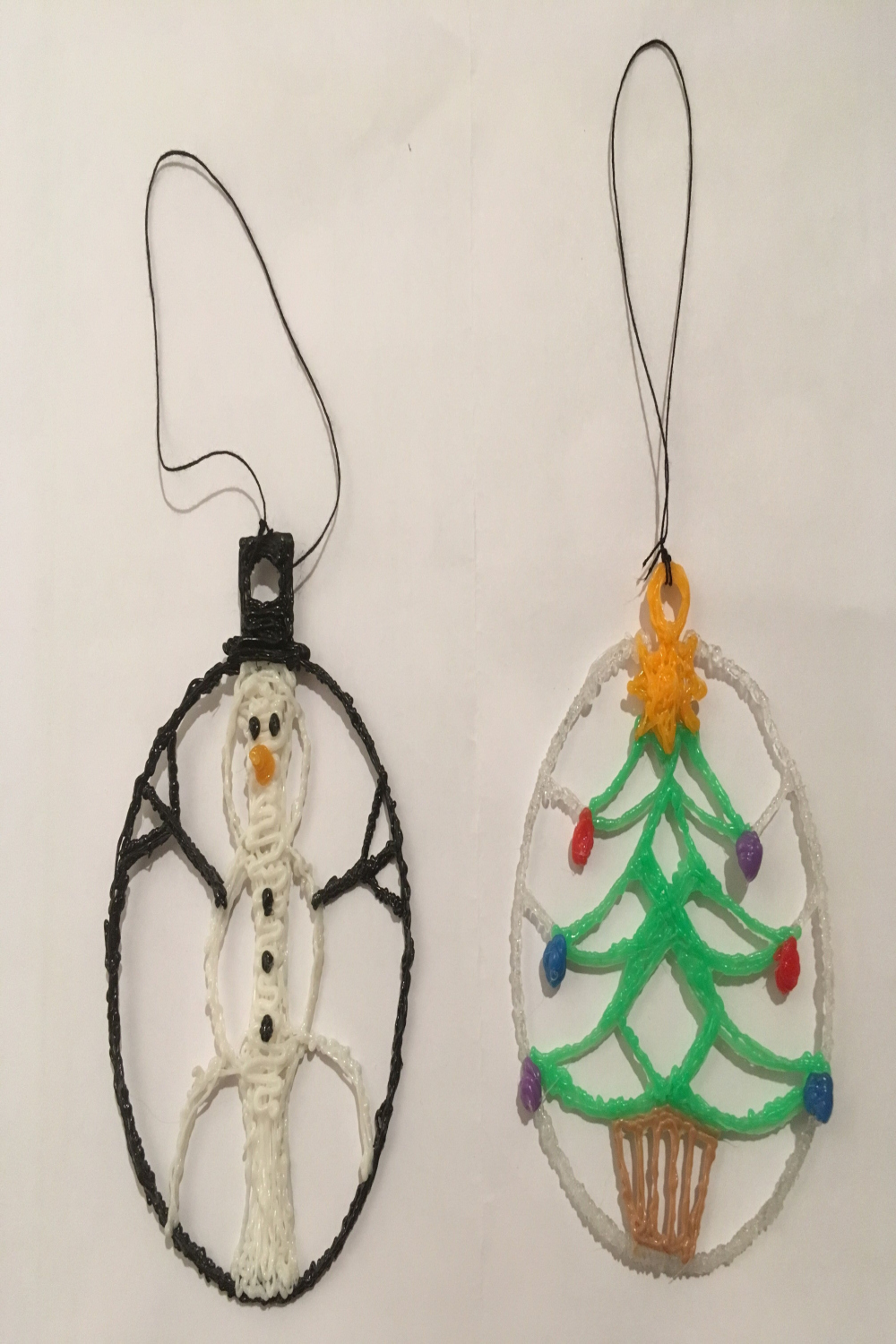 Self made Christmas decorations with D pen  d pen, d pen art