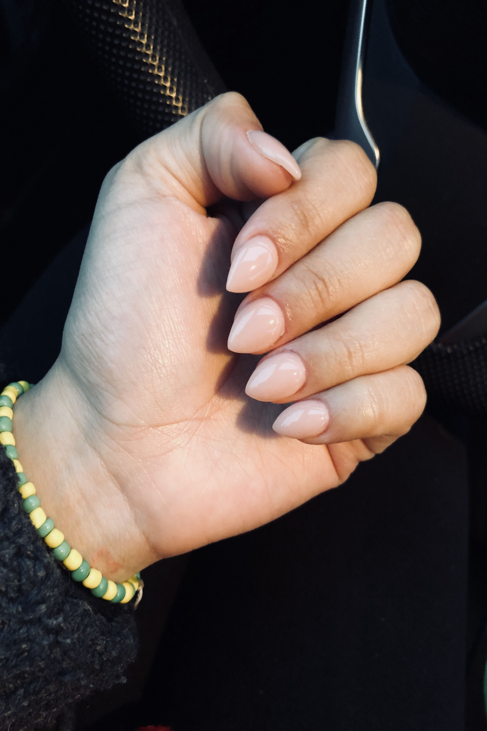 Short pink almond nails ✨ classy but cute  Pointy nails