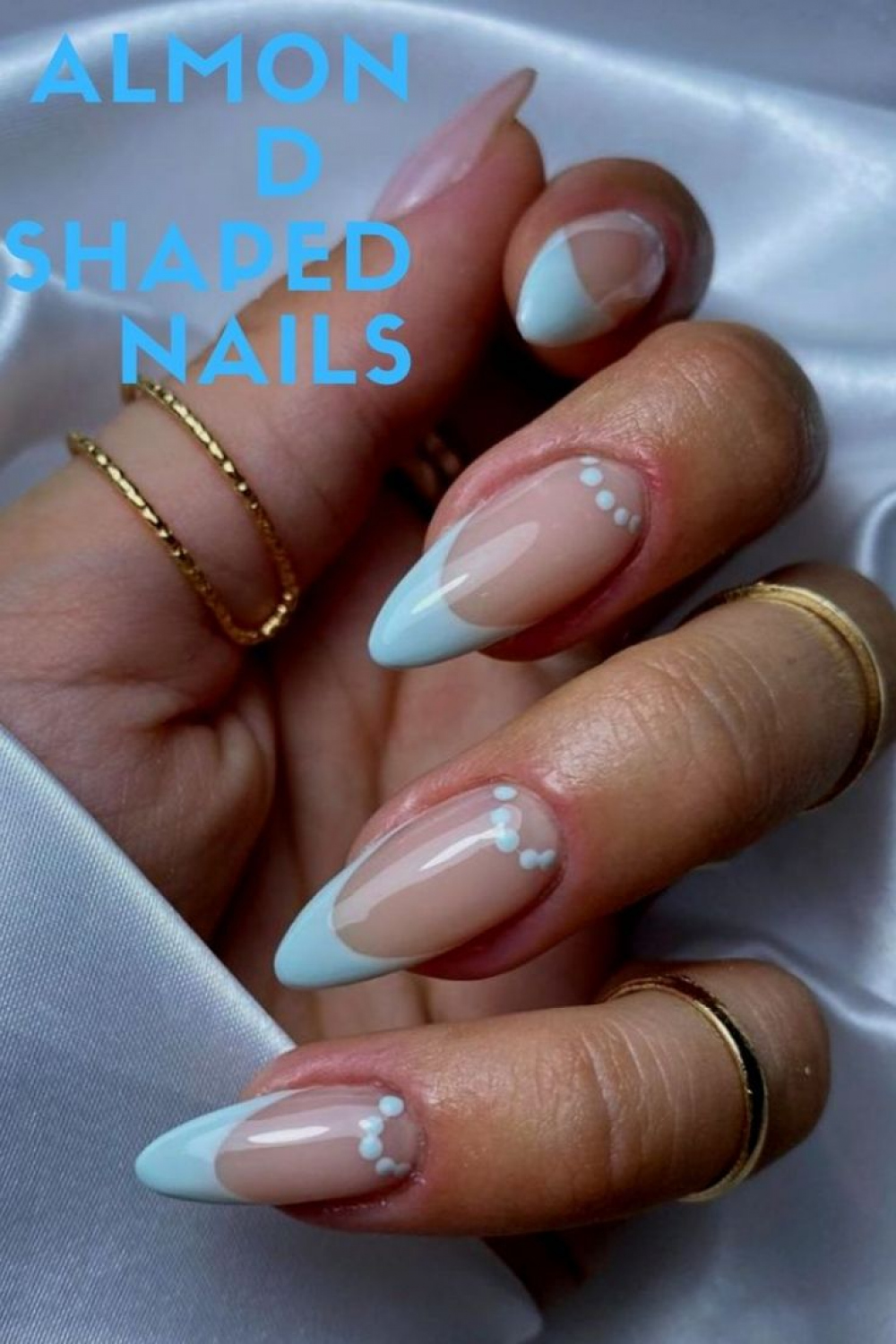 simple and beautiful almond shaped nail designs  Almond nails