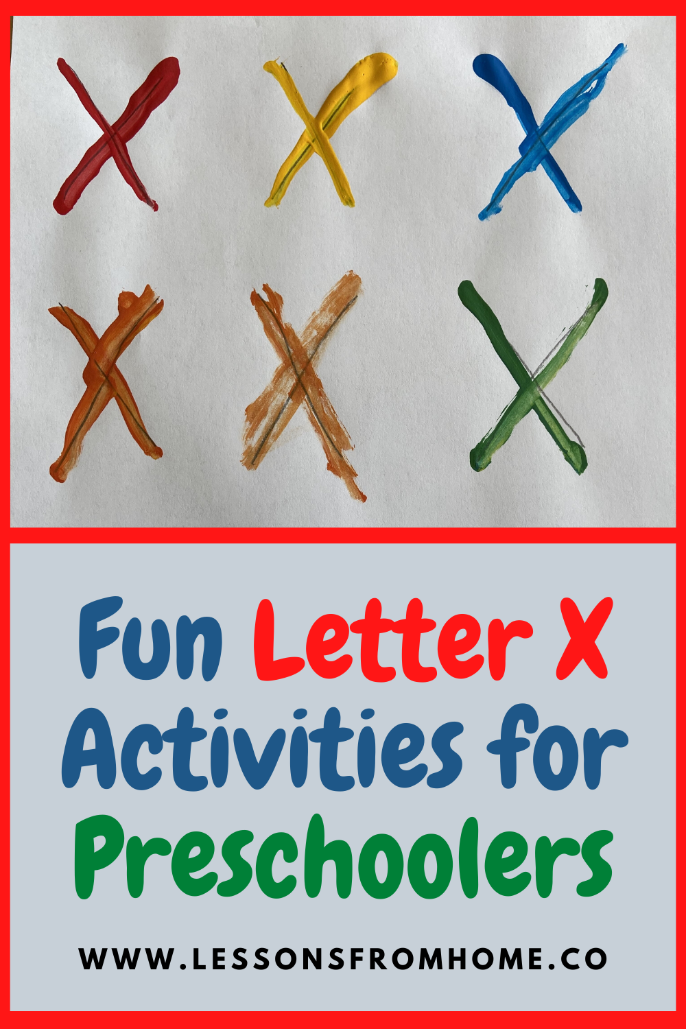 Simple and Fun Letter X Activities for Preschoolers  Preschool