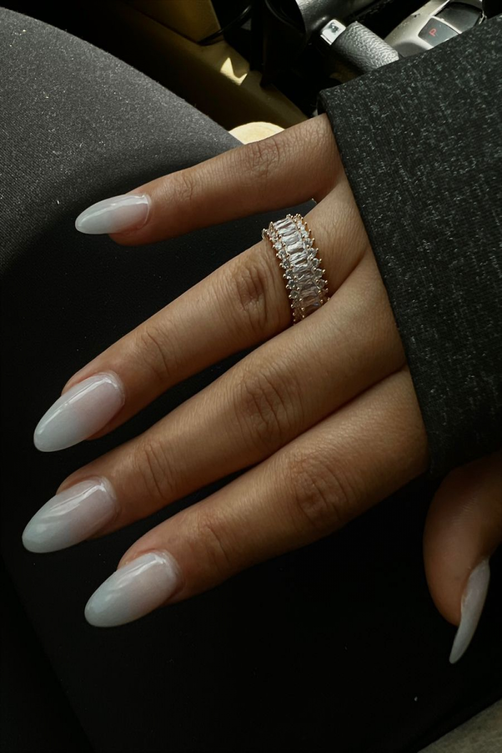 Simple nails, milky white nails  Casual nails, Powder nails