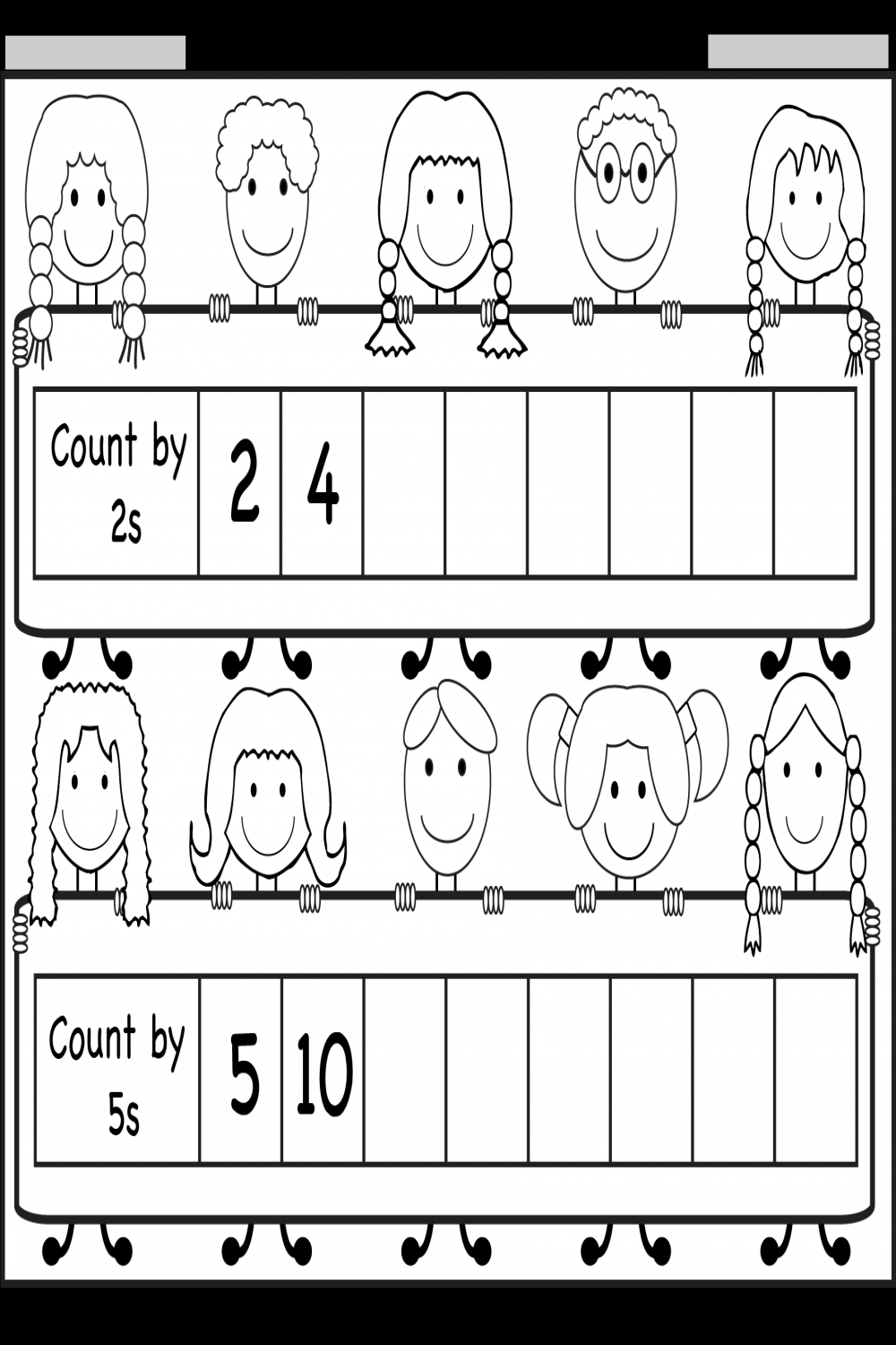 Skip Counting by  and  – Worksheet / FREE Printable Worksheets