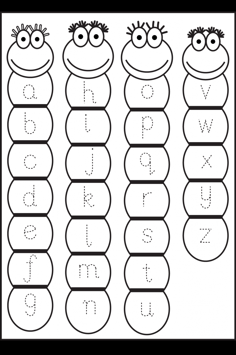 Small Letter Tracing Worksheet  Tracing worksheets, Letter