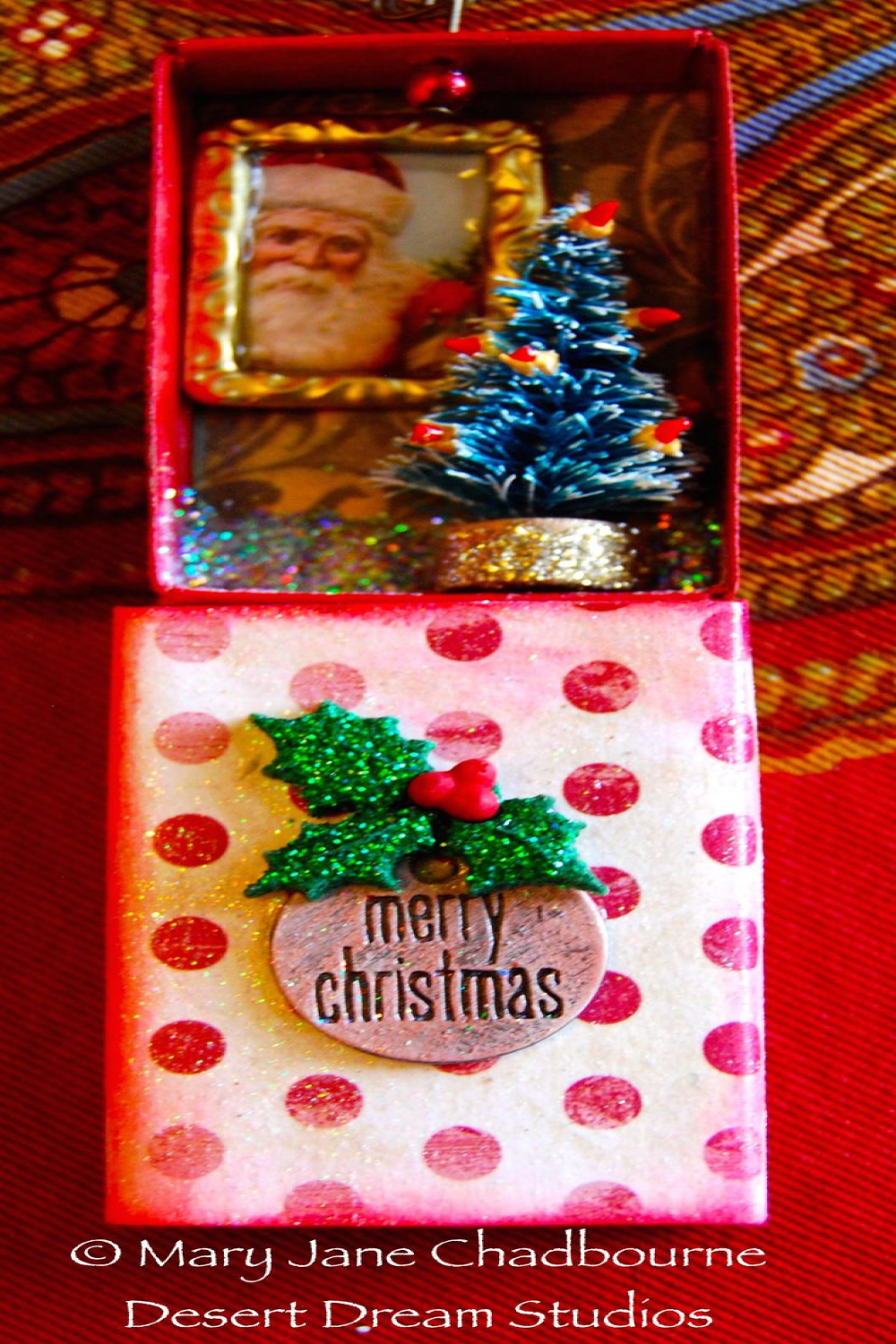 Small Matchbox Ornament by MJ Chadbourne/Desert Dream Studios