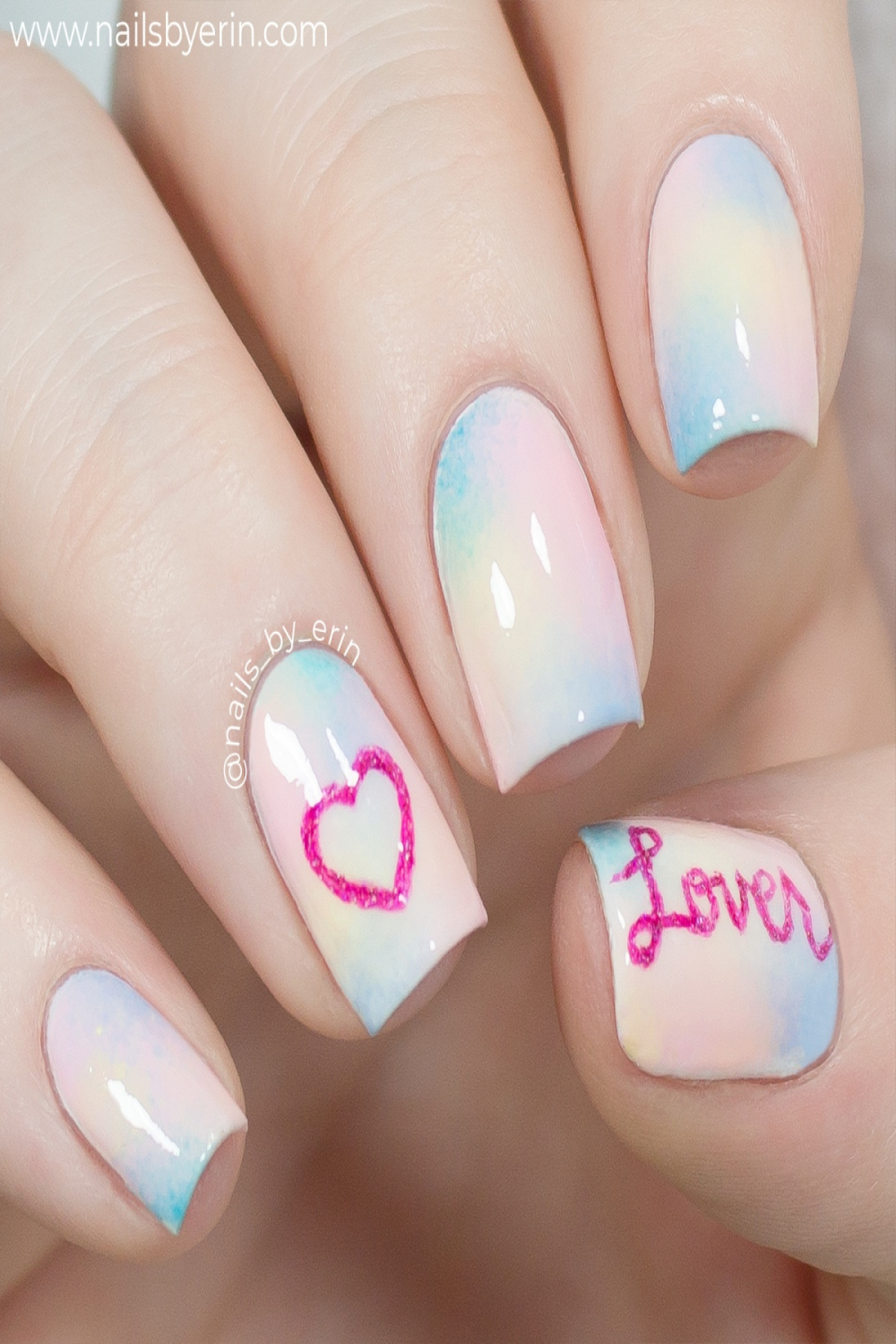 Taylor Swift Lover Nails – NailsByErin