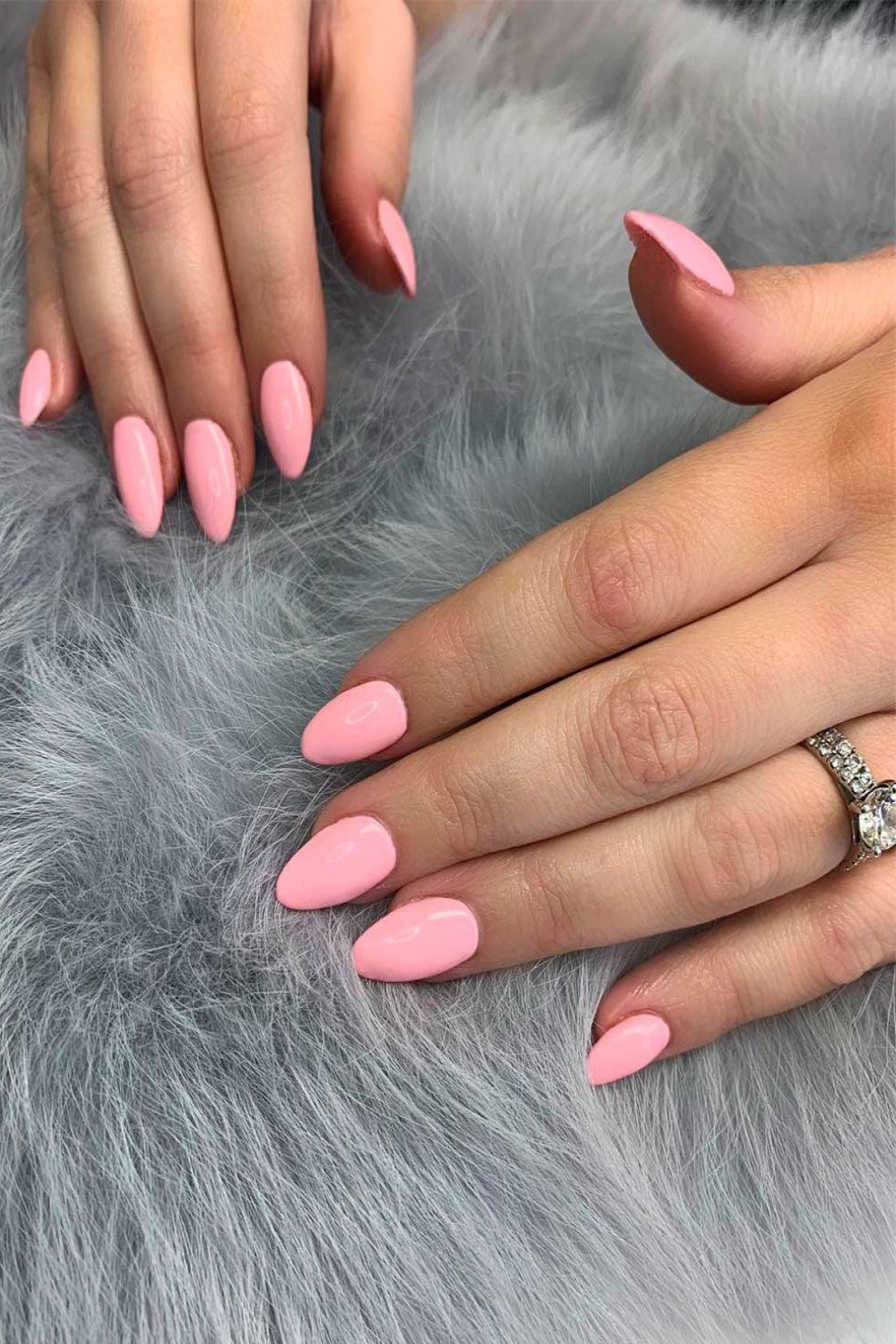 The Best Almond Light Pink Nails for   Stylish Belles  Pink