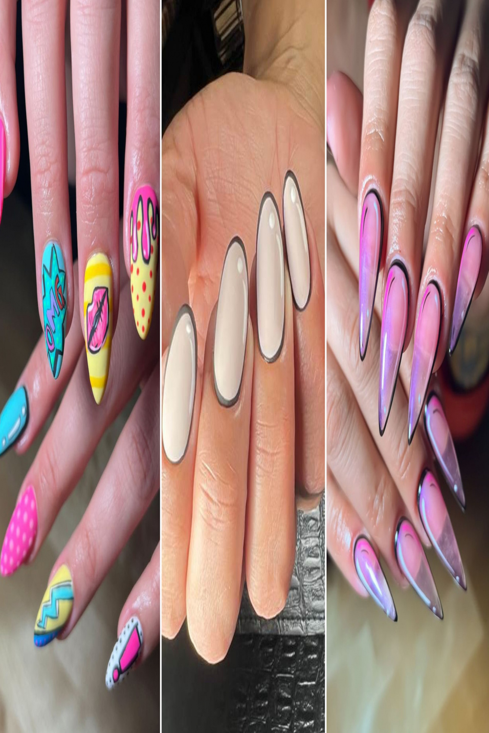 The Viral Pop Art Manicure Trend Came Straight Out of a Comic Book