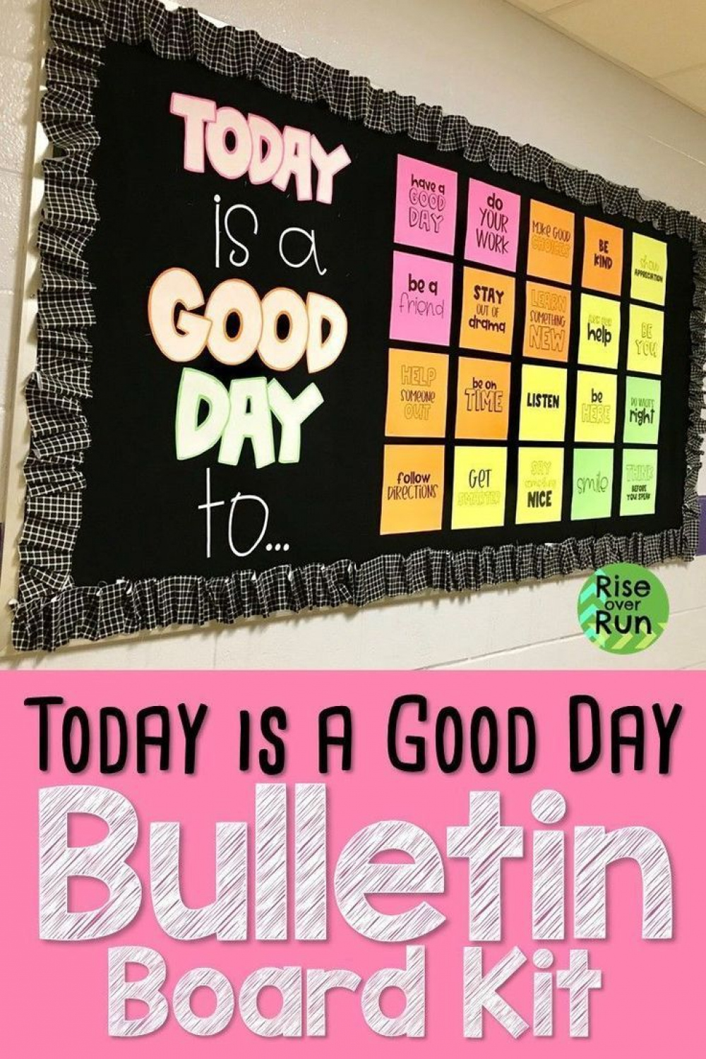 Today is a Good Day Bulletin Board Kit  Inspirational bulletin