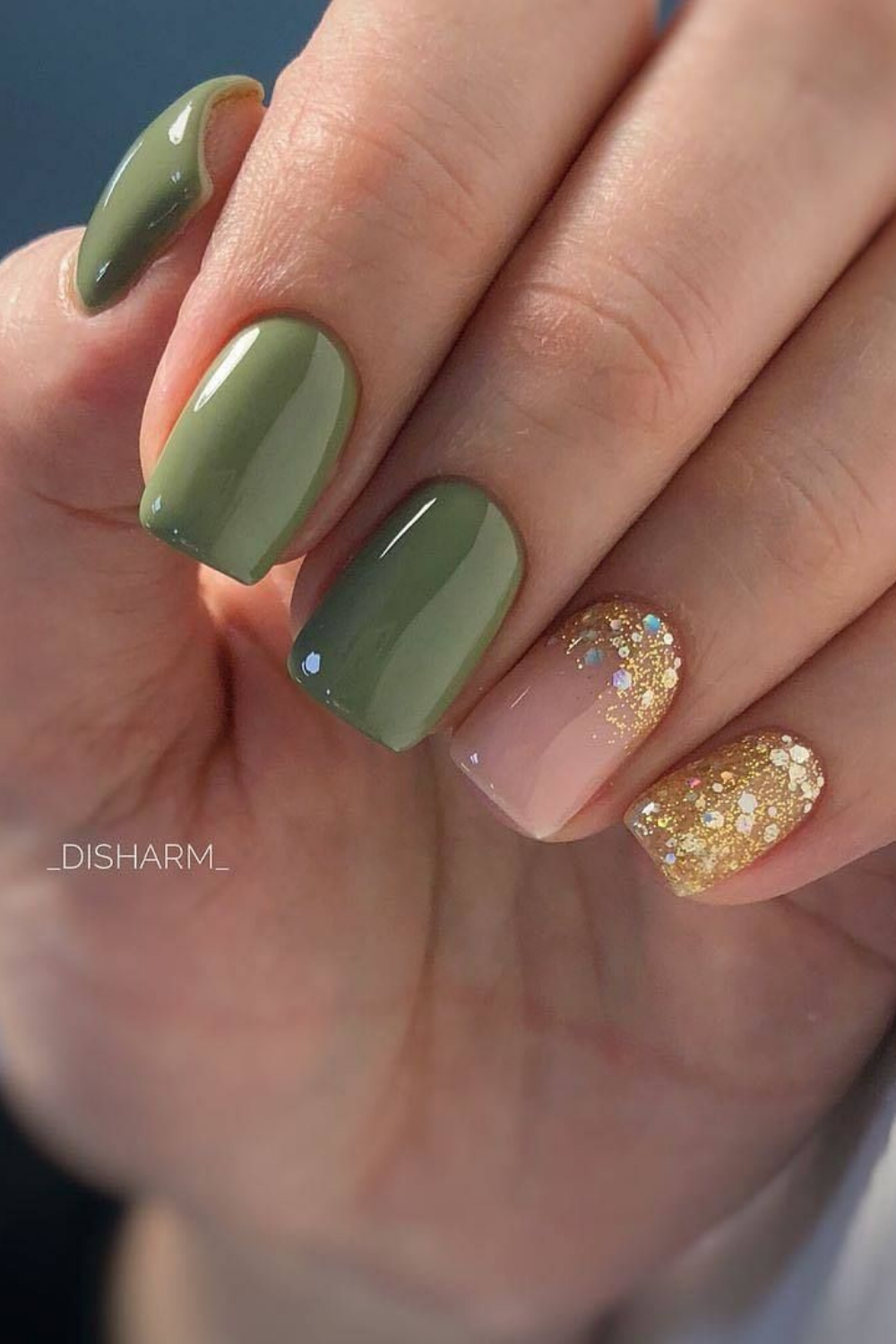 Trendy Olive Green Nails Ideas You Must Copy  Olive nails