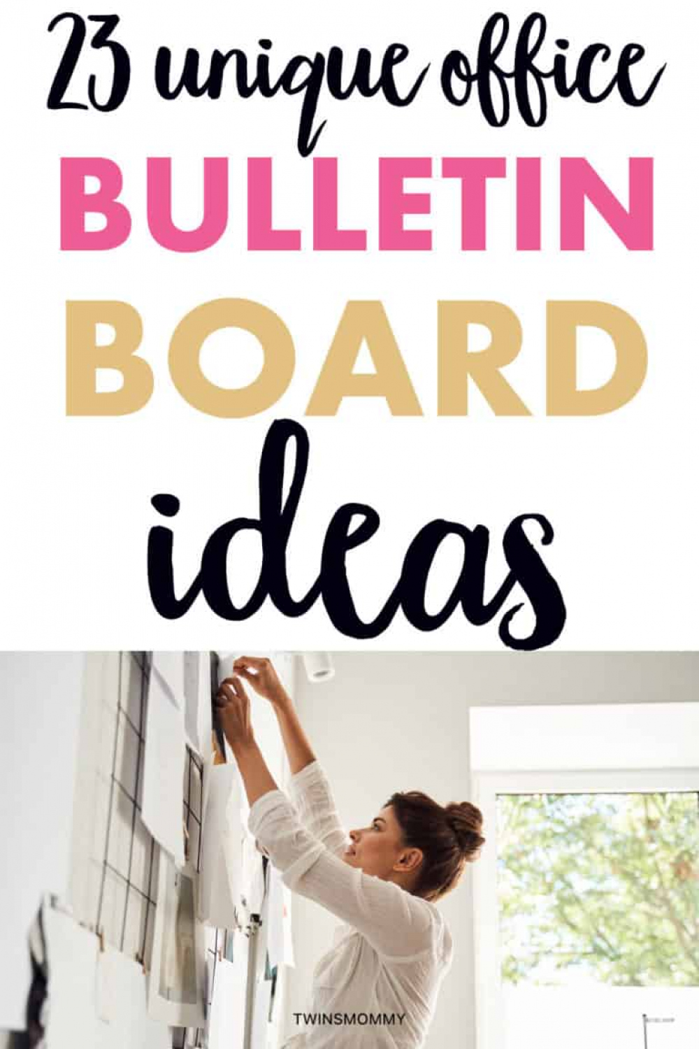 Unique Bulletin Board Ideas for Your Home Office - Twins Mommy