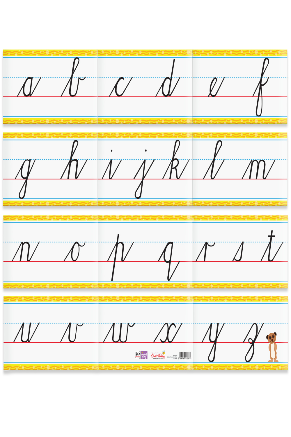 Wall Frieze - Letter Formation Lowercase Cursive - RGS Group