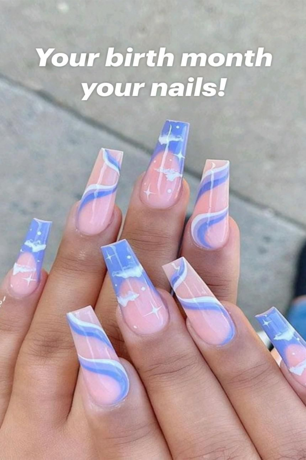 Your birth month your nails!  Nails, Gel nails, Acrylic nails