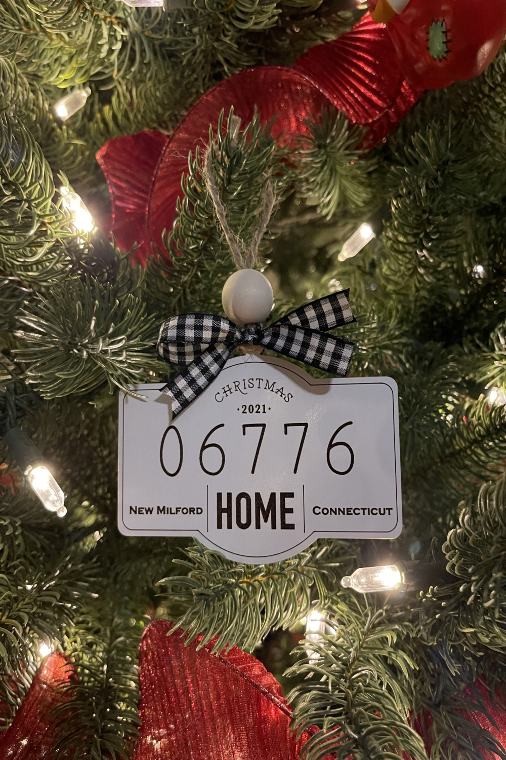 Zip Code Ornament