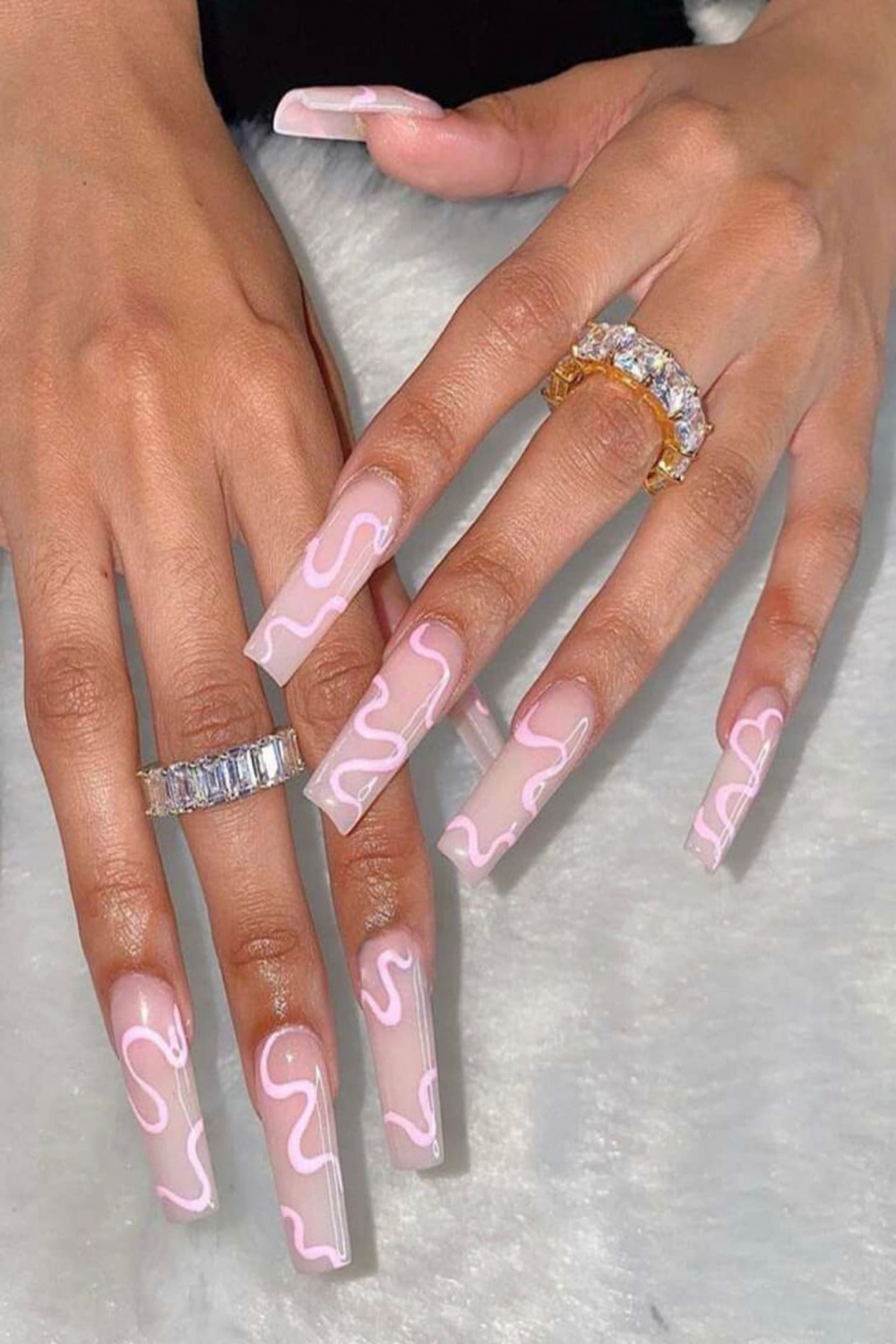 Acrylic Nails w file & tape - Etsy