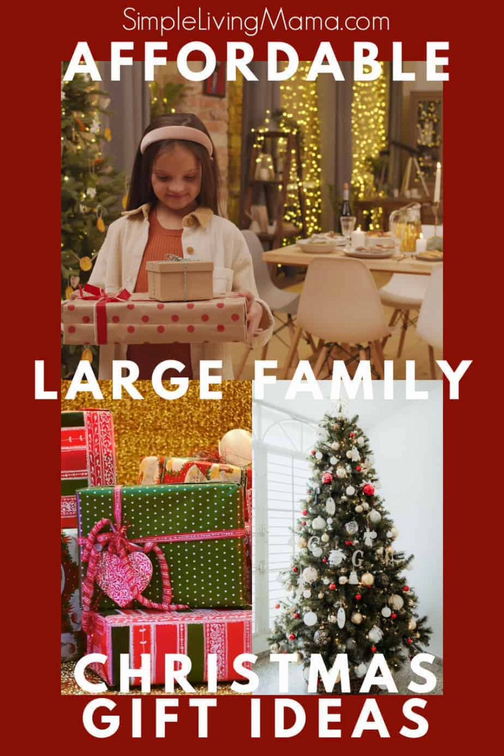 Affordable Large Family Christmas Gift Ideas - Simple Living Mama