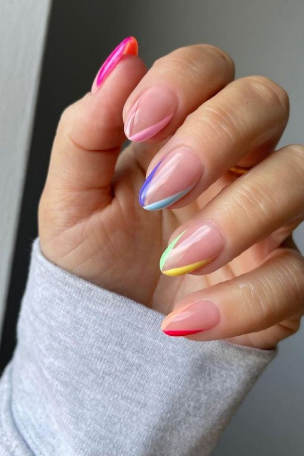 Amazing Colored French Tip Nails For Summer ! - Page  of