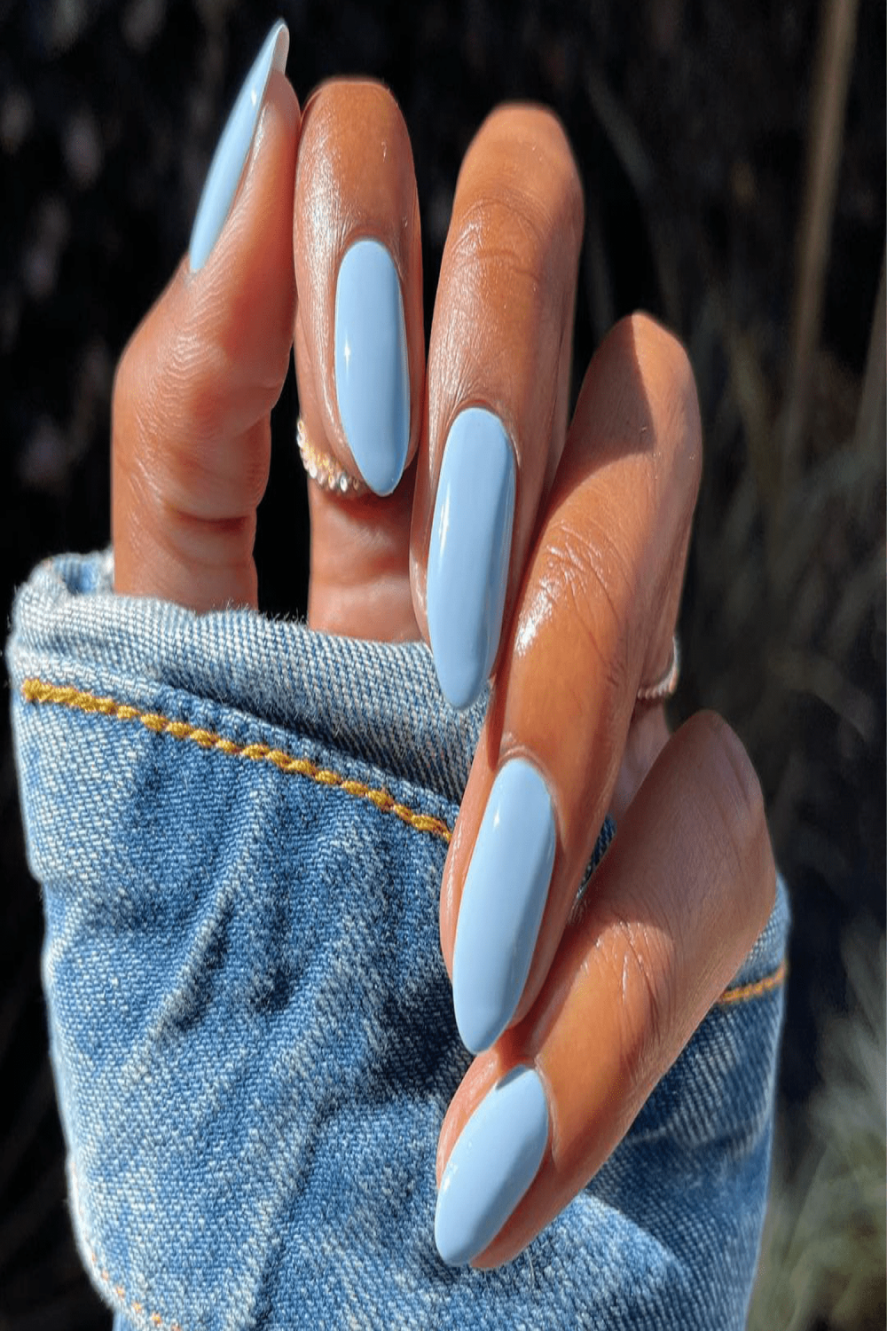 Baby Blue Nail Ideas for a Twist on the Classic Color