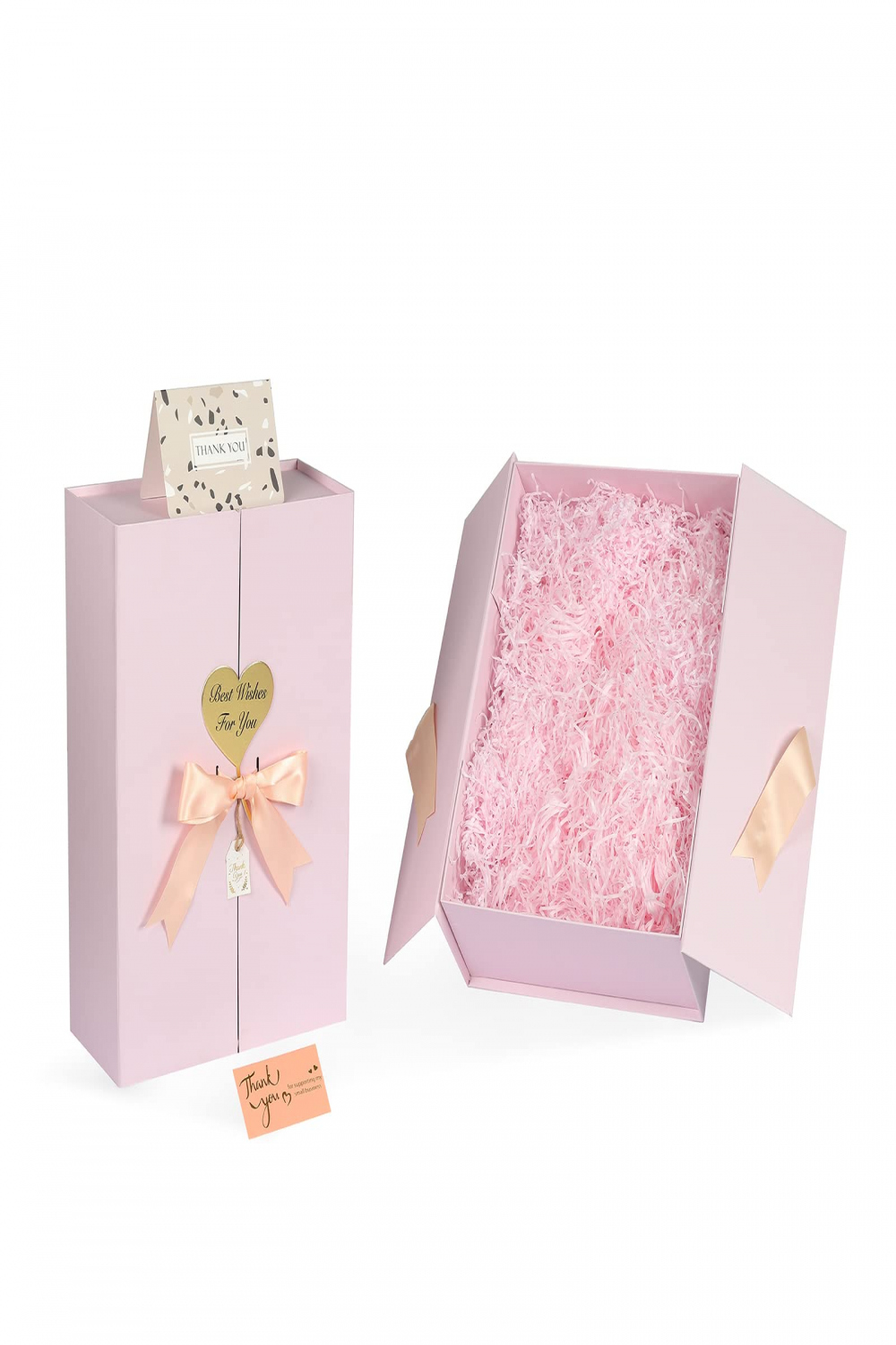 CHARMGIFTBOX Pack of  Pink Gift Boxes with Lids for Gifts, . x  x