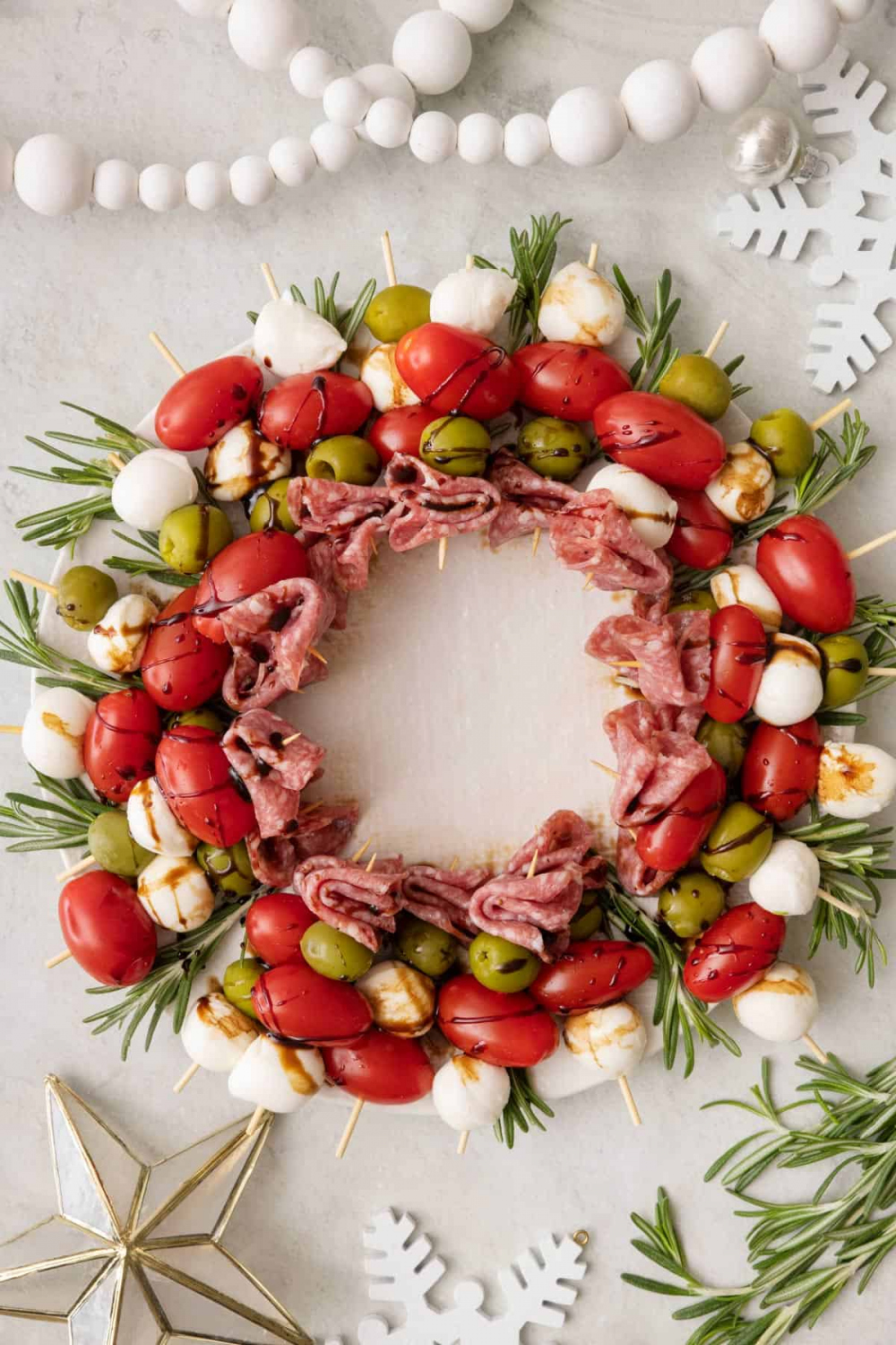 Christmas Charcuterie Board Wreath