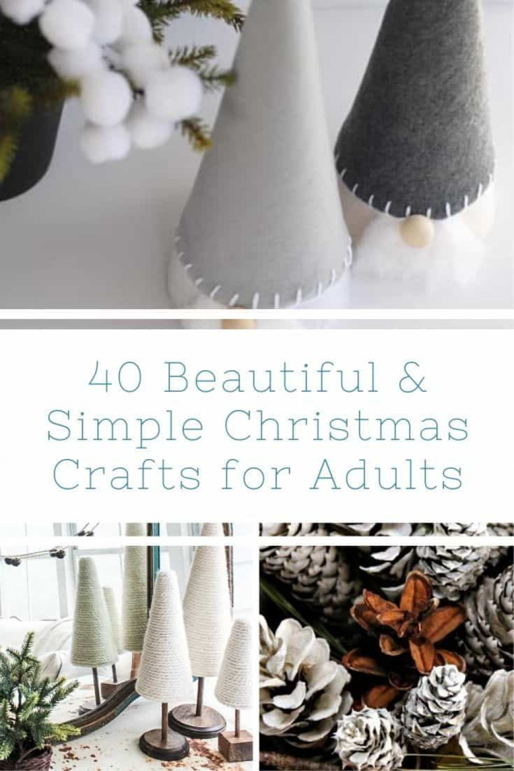 Christmas Crafts for Adults:  Easy DIY Projects You