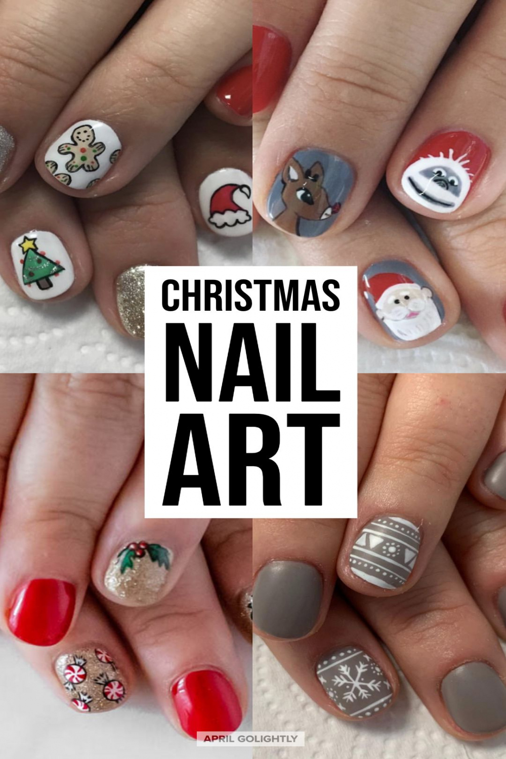 Christmas Nail Art Designs  Christmas nails, Christmas nail