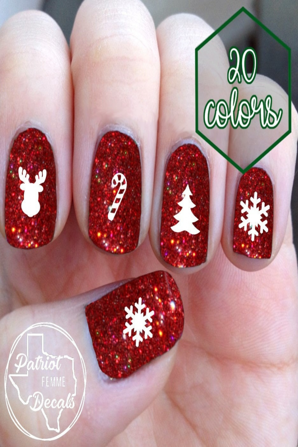 Christmas Nail Stickers Decals nails custom sticker ideas diy