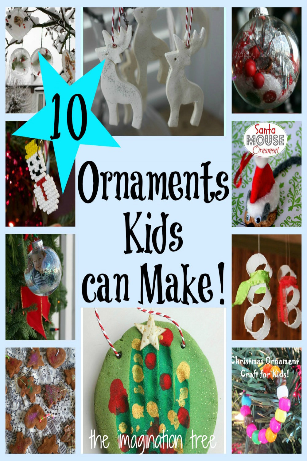 Christmas Ornaments Kids can Make [It