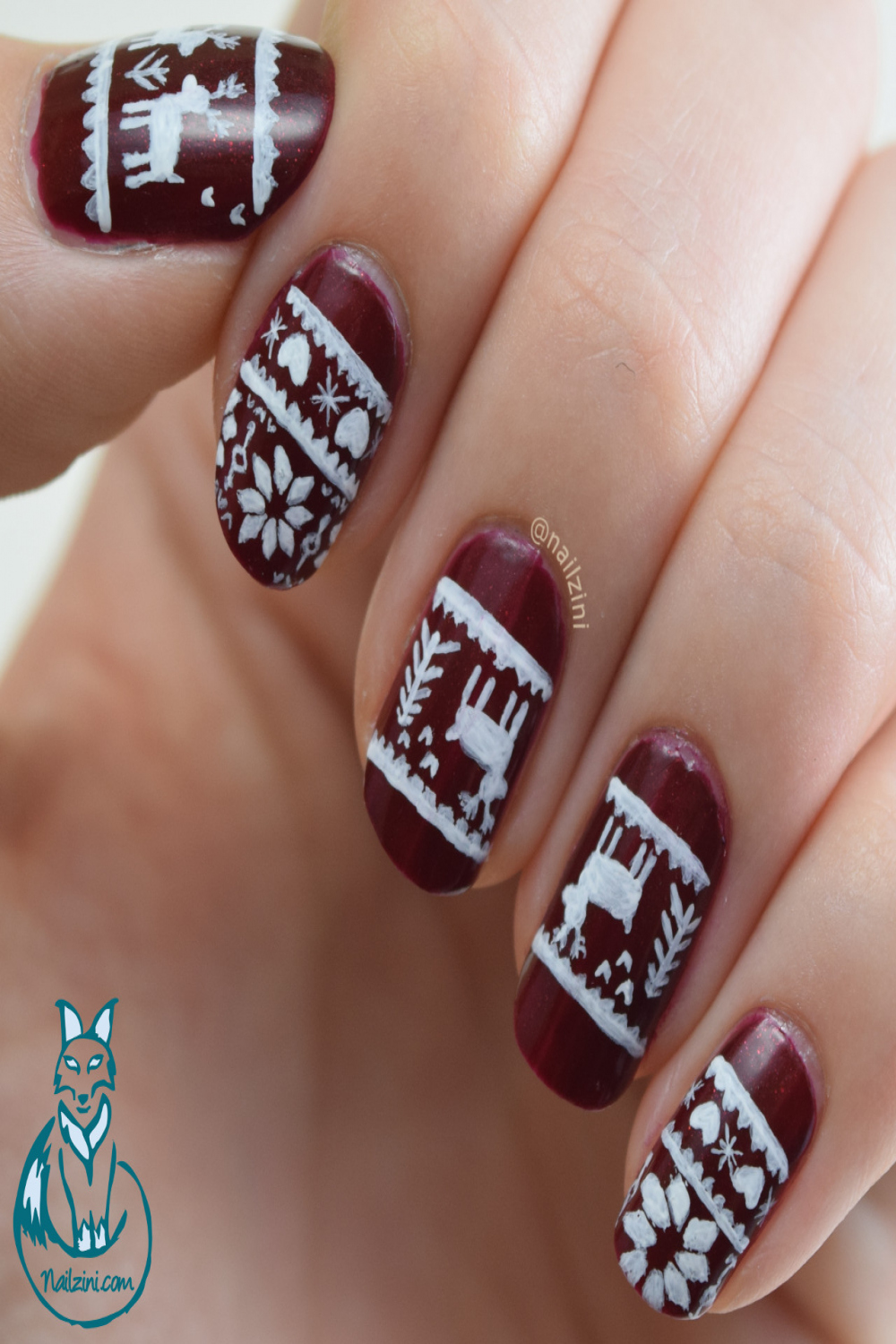 Christmas Sweater Nail Art  Nailzini: A Nail Art Blog