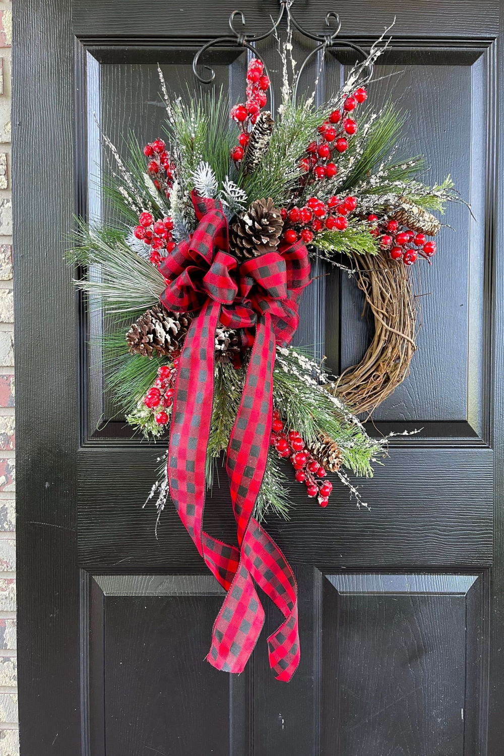 CHRISTMAS WREATHS Christmas Wreath for Front Door Christmas - Etsy