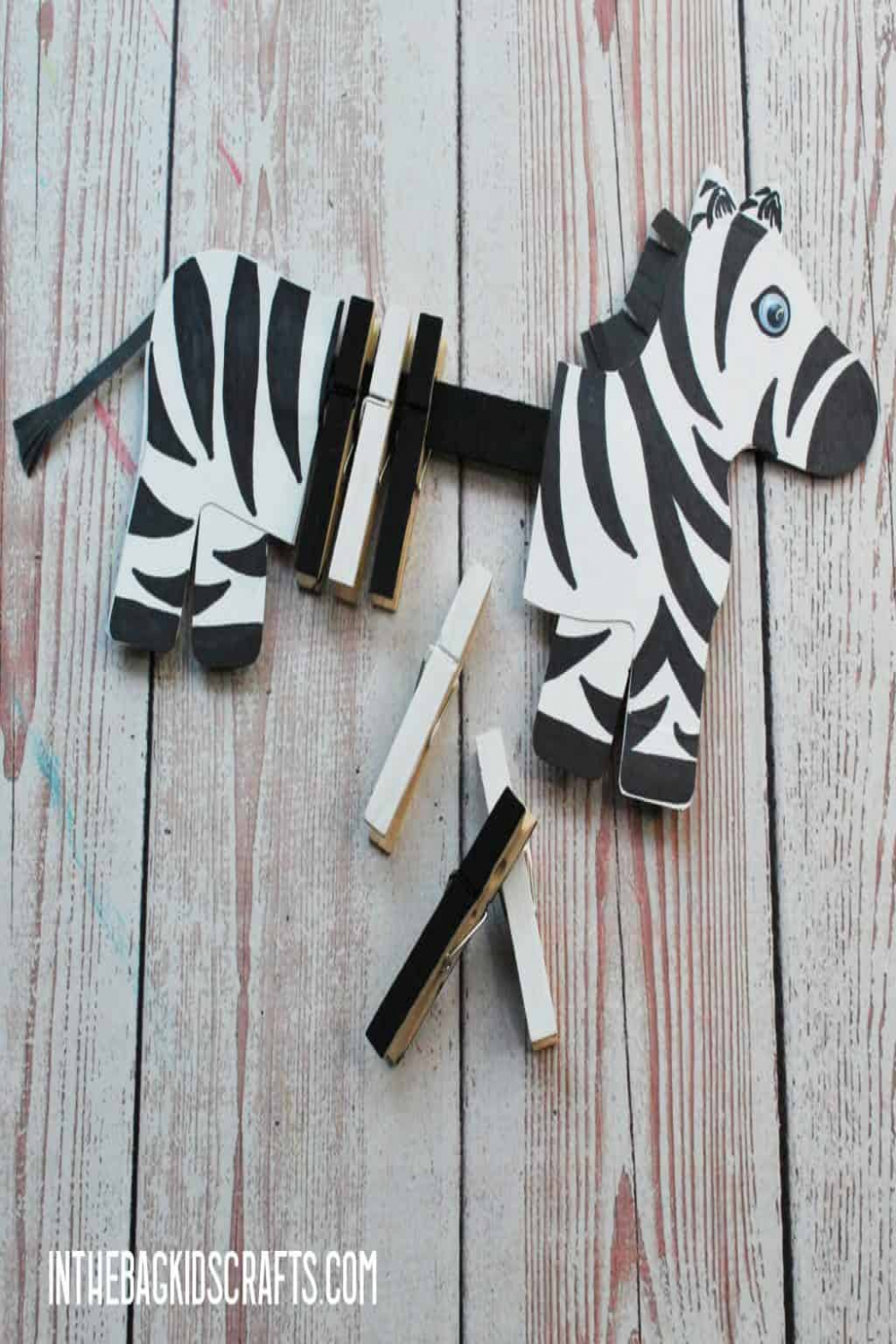 Clothespin Animal Crafts (great for fine motor) • In the Bag