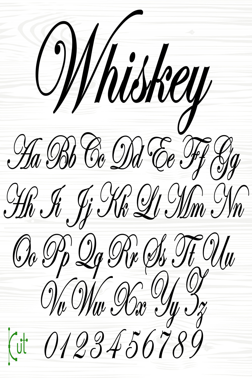 Cursive Whiskey Font Cursive Font Cursive Letters Svg Bourbon - Etsy