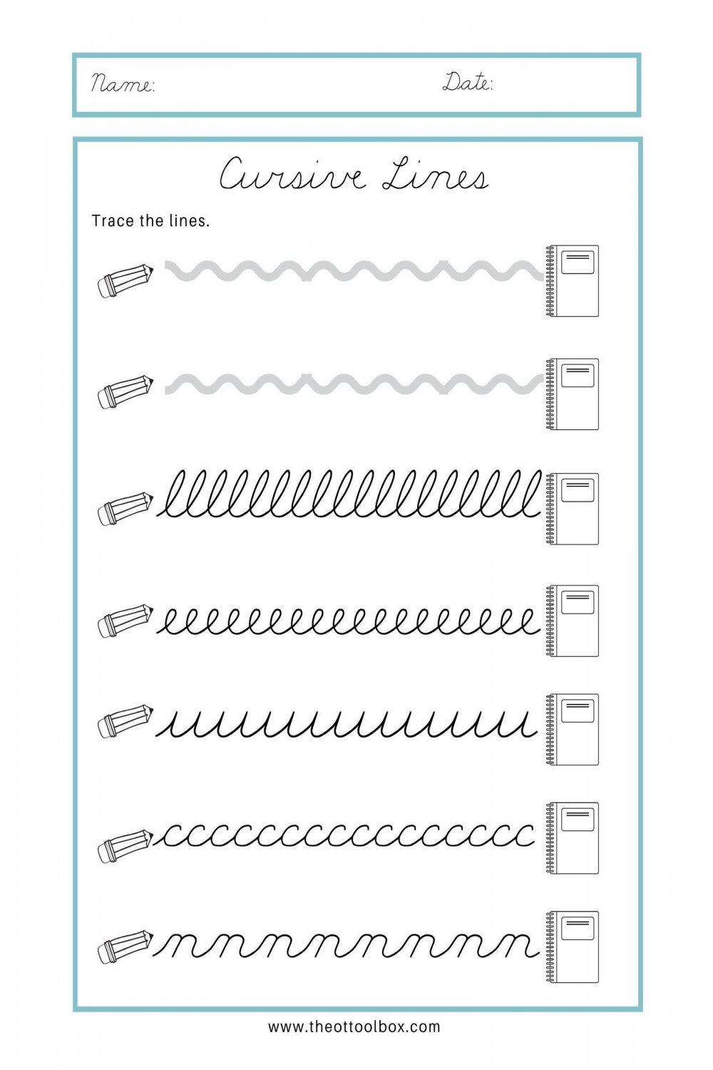 Cursive Writing for Beginners - The OT Toolbox